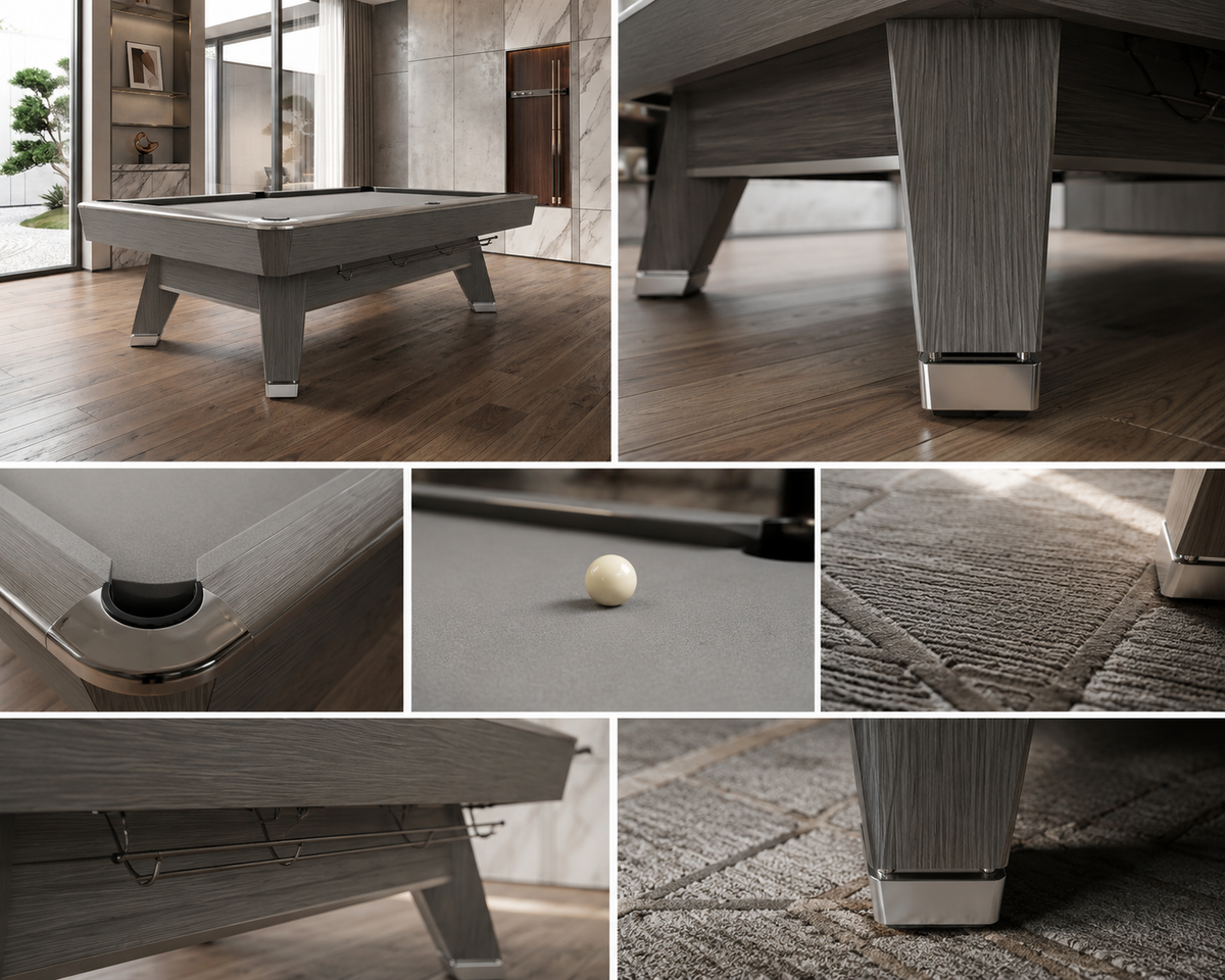 Table de billard convertible table à manger – billard design luxe