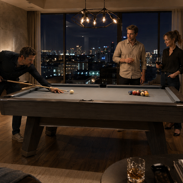 Table de billard convertible table à manger – billard design luxe