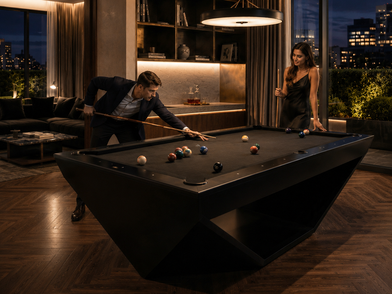 Table de billard design luxe – billard moderne contemporain