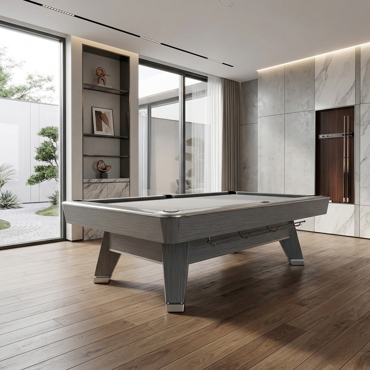 Table de billard convertible table à manger – billard design luxe
